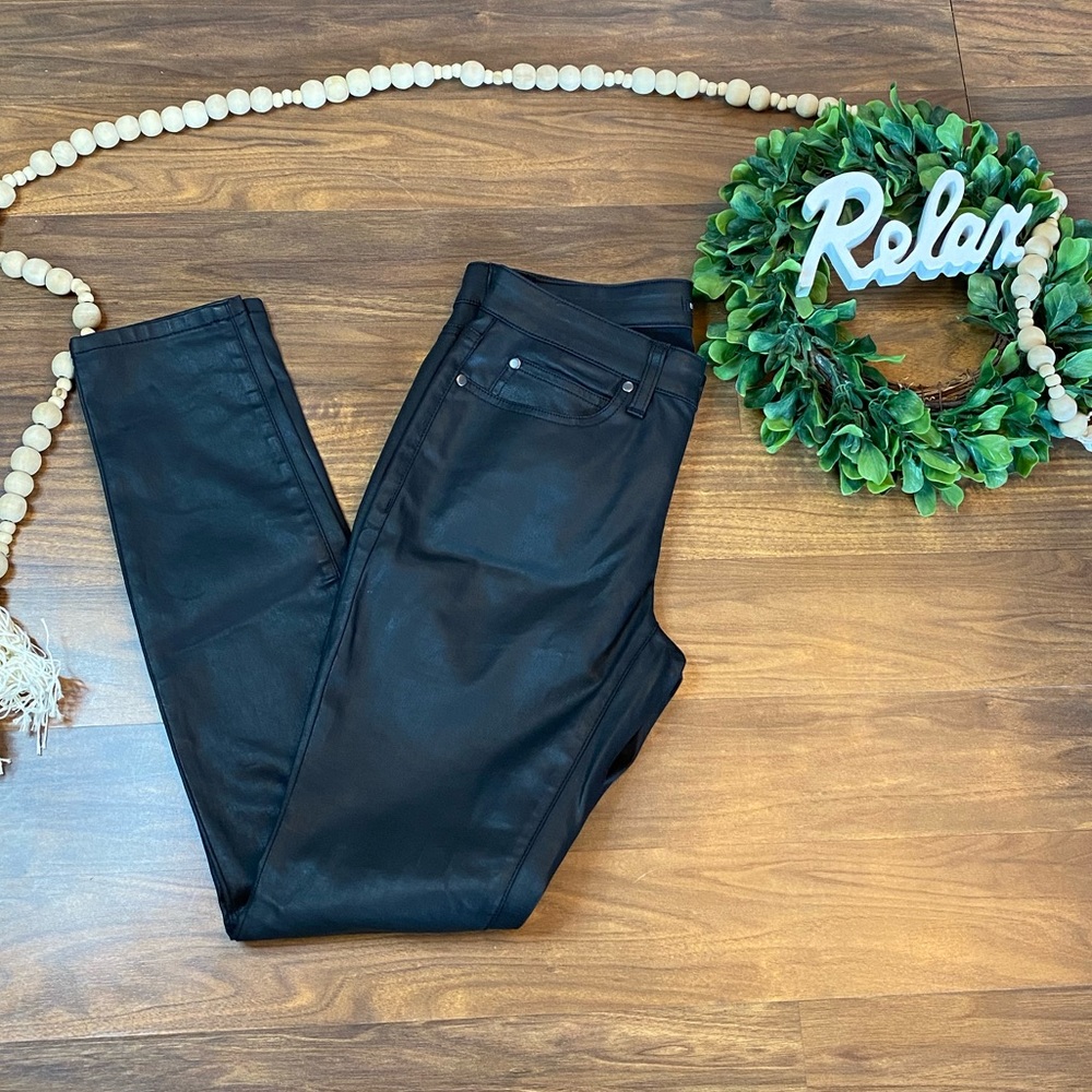 Eileen Fisher black skinny jeans
